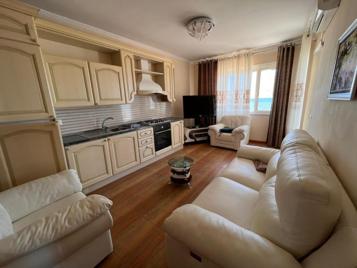 Sea View-Apartment On The Beach - Durrs2 ดูร์เรส ภายนอก รูปภาพ
