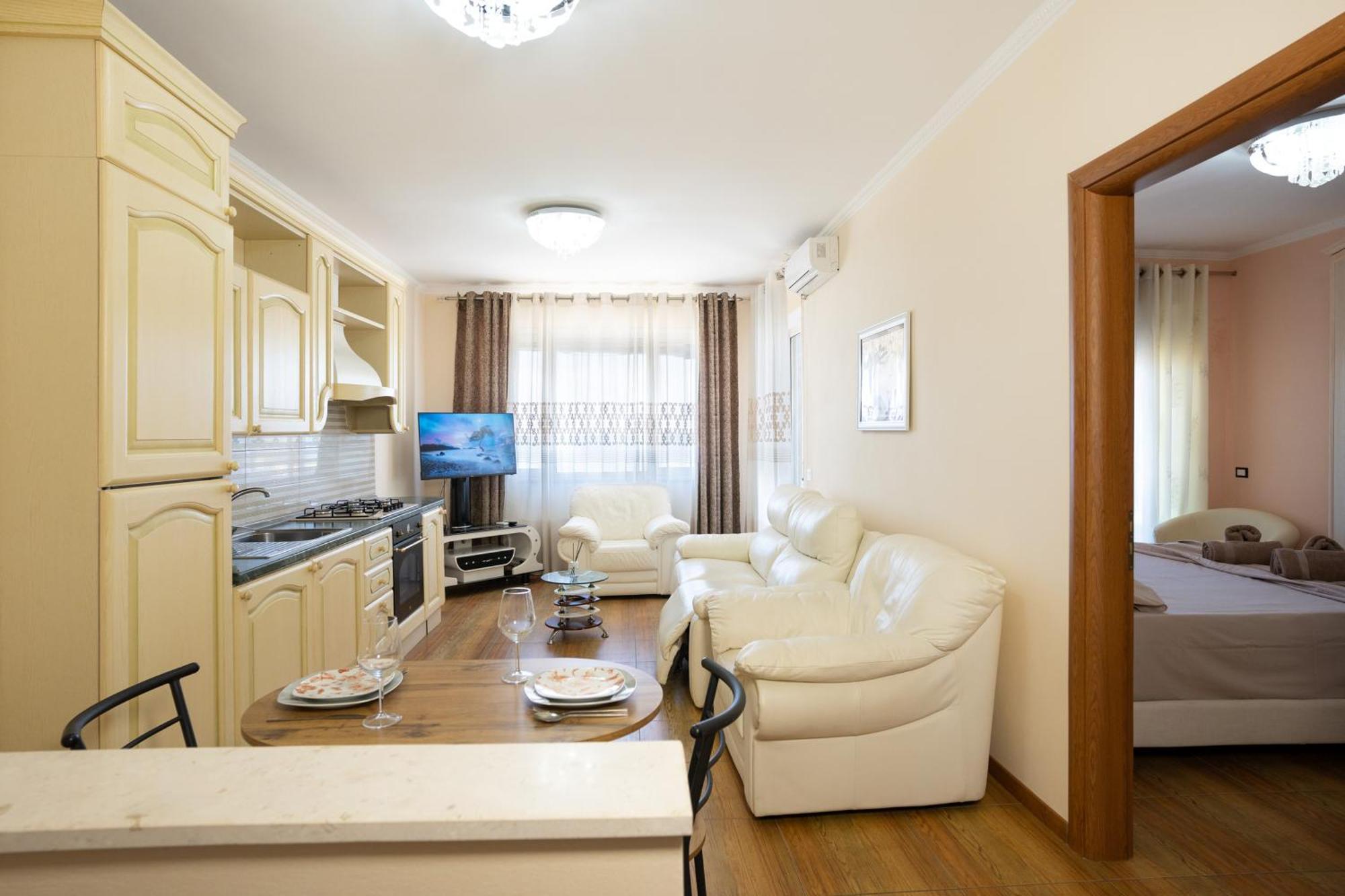 Sea View-Apartment On The Beach - Durrs2 ดูร์เรส ภายนอก รูปภาพ